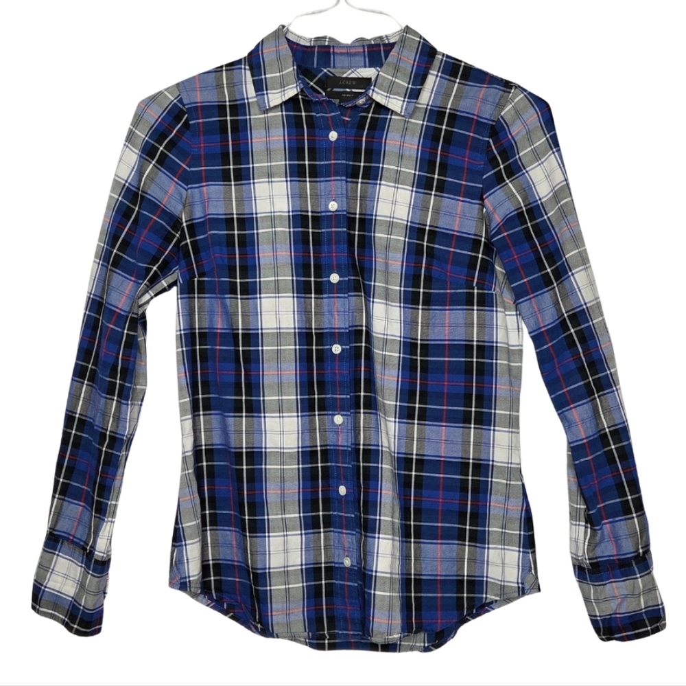 J. Crew Multicolor Plaid Shirt